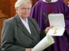 ILIM 2-12-18 Benemerenti Medal presentation at the Holy Rosary Fr Des McAuliffe presents Sr Mary Bridget Dunlea with the Benemerenti Medal  at the Holy Rosary  ChurchPicture Brendan Gleeson
